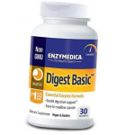 P&otilde;hiens&uuml;&uuml;mi valem, Digest Basic, Enzymedica 90 kapslit (69466003) 30caps
