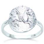 H&otilde;bes&otilde;rmus  Vana-Kreeka  (roodiumiga kaetud) - 15 mm (Pegasus) 60 h&otilde;be