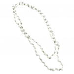 Les Tr&eacute;sors De Lily [R8002] - Disainer pikk kaelakee  Sissi  valge - 120 cm - 6 mm valge