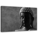 Feeby l&otilde;uenditr&uuml;kk, Buddha figuur 60x40 must/valge