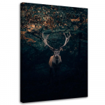 Feeby l&otilde;uenditr&uuml;kk, Hirved p&otilde;&otilde;sastes 40x60 roheline