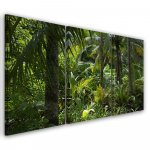 Kolmeosalise pildil&otilde;uendi print Forest Trees Nature 60x40 roheline