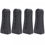 For Toyota RAV4 XA30 2001 - 2018 Land Cruiser Prado J150 Camry XV50 ukseluku siibri puhvri summuti l&ouml;&ouml;ki summutav summutus 4Pcs