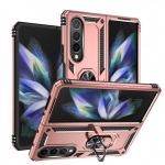 Tolmukindel libisemiskindla r&otilde;ngahoidja &uuml;mbris Samsung Galaxy Z Fold4 5g Fold 4 Fold3 Fold 3 Koputusvastane kaitsekate for Samsung Z Fold 4 roosa kuldne v&auml;rv