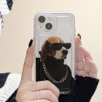 Cool Punk Dog Black P&otilde;rutuskindel silikoonist pehme telefoni&uuml;mbris Iphone Xr Xsmax 14 Pro Max Plus X 13 12 11 Promax Back Shell Fundas jaoks for iphone X XS