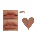 1 tk veekindel matt alasti huulel&auml;ige pruun alasti pigment tumepunane kauap&uuml;siv Velvet Love vedel huulepulk naiste meik huuleglasuur 1 tk HMM #03