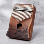 Kalimba 17 klahvi mahagonist p&ouml;ial klaver Mbira muusikainstrument Aafrika s&otilde;rmklaver Teclado instrumento None