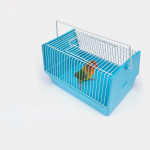 Kaasaskantav papagoi v&auml;ikese puuri padja pojeng kahe toitmisseadmega linnutarbed wj1130199 sinine