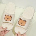 Suvine vannituba Cartoon karu sussid PVC v&auml;lissandaalid libisemiskindlad paksud tallad rannajalatsid pehmed kingad 36-37