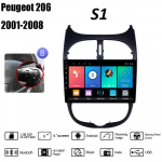 2Din autoraadio Peugeot 206 206CC 206SW 2000-2016 Citroen C2 2004-2008 pleier Android Carplay WIFI GPS Navigation Stereo 2+32GB 1+16GB,B