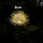 1 tk p&auml;ikeseenergia alumiiniumist siidist palli v&otilde;ilillevalgusti v&auml;litingimustes veekindel muruvalgusti aiakaunistus aia atmosf&auml;&auml;ri valgus 8cm beež