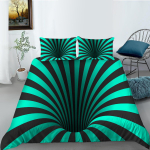 Uus moodne 3D mustriga 2/3 osaline tekikott padjap&uuml;&uuml;riga Fashion kodu voodipesukomplekt Double King, suur t&auml;issuuruses voodipesukomplekt Baby 100x135cm