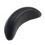 Mootorrattas&otilde;itja Istmepadi Sissy Bar Seljatoe Padjaga Harley Honda Suzuki Kawasaki Elektrirolleri Must Nahk 1 pc