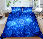 3D voodipesukomplekt Bioloogilise raku mustriga tekikate ja padjap&uuml;&uuml;r Lennuki v&otilde;i mikroobse printimisega t&auml;issuuruses pestav ja mugav voodipesu UK Single 135x200cm