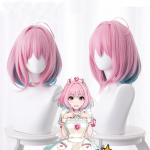 Anime 30CM Yumemi Riamu Parukas T&uuml;drukute Cosplay Parukad 38cm Roosa L&uuml;hike Parukas Juuksev&otilde;rk Kuumuskindlad S&uuml;nteetilised Juuksed 30CM roosa