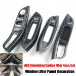 Car-Styling k&auml;igukasti topsihoidja uksek&auml;epide roolil &otilde;huava Dekoratiivne &uuml;mbris Ford Focus 3 mk3 jaoks Handle Panel Trim4pc