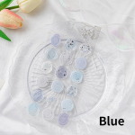 Vanad vahapitsatid templikleebised DIY v&auml;ljal&otilde;igete koostamine ajakirjade planeerija kaunistused kirjatarbed &uuml;mbriku sulgemise sildid sinine