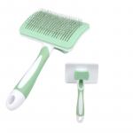 Lemmikloomade juuste v&auml;ljalangemise kamm Koera kassihari Pikkade juuste hooldamine siseruumides kasside harjade karvaeemaldaja Puhastus Ilu libisemine Lemmikloomatarbed M roheline