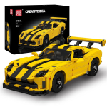 MOLD KING 10045 tehniline auto MOC 82416 Countachs Speed ​​Super Car DIY ehitusklotsid M&auml;nguasjade kollektsioon Kingitused lastele yellow
