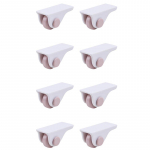 4/8tk Kleepuvad rattad Kodum&ouml;&ouml;bli Rattad Hoiukasti rullikud Pr&uuml;gikasti rullid Hoiukasti korv Liigutavad v&auml;ikesed rattad 8pcs