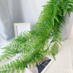 120 cm Kunstlik rippuv rohelus V&otilde;lts rippuvad taimed Roheline luuderohi, kunsttaimed, paigutus koduks Toa sein Aed sise&otilde;u Pulmad siseruumide sisekujundus roheline