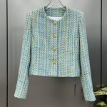 S&uuml;gistalveriided Kvaliteetne vabaaja Tviidjakk Naiste mantlid Casacos Vintage Outwear Topid Chaquetas Mujer Veste Femme S