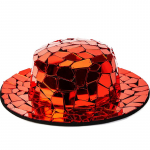 Luksuslik Fedora M&uuml;ts Retro Villane Viltm&uuml;ts Naiste Euroopa Punk Peegel Akr&uuml;&uuml;l Uudsus Lamedad Silmak&uuml;barad Meeste M&uuml;ts Lavaetenduste m&uuml;ts 56-58CM