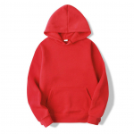 Meeste dressipluus Pullover Hoodie vabaaja kapuutsiga s&auml;rk pikkade varrukatega klassikalised topid S punane