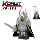 &Uuml;ksik m&uuml;&uuml;a j&otilde;ulukinke minifiguur XP138 m&auml;nguasi, laste hariv m&auml;nguasi minifiguur, kokkupandud DIY ehitusklotsid