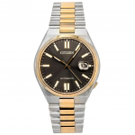 Citizen Tsuyosa roostevabast terasest hall sihverplaadiga automaatne meeste k&auml;ekell NJ0154-80H