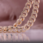 Mustriline &uuml;mmargune kaelakee lame ja mugavad k&auml;ev&otilde;rud kaelakeed roosa kullav&auml;rvi kett 20cm roosa kuldne v&auml;rv