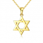 Kaelarihm Magen Taaveti t&auml;ht 925 Sterling h&otilde;beripats Iisraeli kett kaelakee naiste judaica juudi vintage peened ehted 45cm