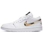Air Jordan 1 Retro Low Valge Metallik Kuld Naiste Tossud CZ4776-100 35.5