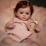 60 cm kaisusriidest keha Reborn Baby Doll Tutti Armas 22-tolline vin&uuml;&uuml;list korpusega taaskasutatud nukud lastele v&auml;ikelapsele kaasas beebim&auml;ngunuku s&uuml;nnip&auml;evaks j&otilde;ulukingitus 55cm full silicone roosa