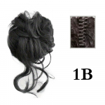 LISI HAIR s&uuml;nteetilised r&auml;pased juuksekuklid r&auml;situd parukaklamber juuksepikendusega lokkis laineline hobusesaba juuksepael Parukas naistele 20cm