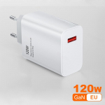 120 W &uuml;likiire laadimisega USB-laadija Xiaomi Mi Civi 11t 12t 13 Pro Redmi Note 12 Pro A1 A2 Poco X5 F4 GT C-t&uuml;&uuml;pi laadimiskaabli jaoks EU 120W Charger