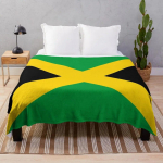 Jamaica lipp &ndash; Jamaica lipu viskamise tekk Viskavaiba magamiskoti tekk 100x125cm (40x50inch)