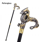 Kuldne, must luksuslik draakoni jalutuskepp, mood, dekoratiivne jalutuskepp Gentleman, elegantne Cosplay jalutuskepi nupp, 93 cm mitmev&auml;rviline