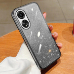 Fashion Plating Gradient Glitter Case OPPO A78 A58 A38 A94 A57 A36 A17 A16 A55 A1 A2 jaoks Otsige X6 Pro K11 K11X silikoonist tagakaant OPPO A32(2020) must