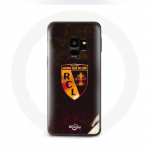 Samsung Galaxy S9 &uuml;mbris rcl objektiiv, oranž must taust