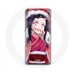 &Uuml;mbris Samsung Galaxy A8 2016 Anime Demon Slayer Kamado Nezuko 2023. aasta j&otilde;ulup&uuml;ha jaoks