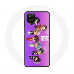 &Uuml;mbris Samsung Galaxy A12 BTS TinyTAN animatsiooniplakatile RM Jin Suga J-Hope Jimin Jungkook ja VM