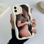 iPhone 11 12 13 14 15 Pro Max 7 8 Plus Infinix Hot 40 Realme C55 C35 OPPO A96 A16 telefoni&uuml;mbrised A50 Sommer Ray eksklusiivne kreemmustriline pehme &uuml;mbris for iPhone 6