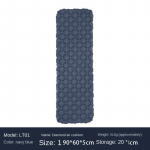 Jalapedaal Uus Single Diamond TPU t&auml;ispuhutav madrats v&auml;litelk magamismatt Camping &uuml;likerge kaasaskantav Pentagrami niiskuskindel pad 190*60*5cm