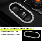 Car Center Multimedia Electronic handbrake P Button Trim Frame Cover For BMW MINI Cooper Clubman Countryman F54 F55 F56 F60 Option 1