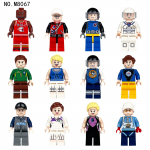 12 tk City Series Building Block Spordifiguuri sportlane ehitav poissm&auml;nguasi