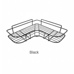 Vannitoa riiul, du&scaron;inurk valge