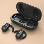 Uued mudelid saavad p&ouml;&ouml;rata k&otilde;rva riputatavad OWS Bluetooth-peakomplektid rippuvad k&otilde;rva k&uuml;lge kinnitatavad k&otilde;rvaklapid &uuml;lipikad Cluesful k&otilde;rvaklapid must