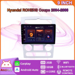 9-tolline Android autoraadio Carplay jaoks Hyundai ROHENS Coupe 2004-2006 auto multimeedia videopleier GPS-navigatsioon WIFI 2+32GB 2+32GB