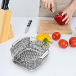 Kahekihiline pesukorvi kraanikauss Kerge luksuslik hoiuruum Ruumi s&auml;&auml;stev puuviljapuhastus clear